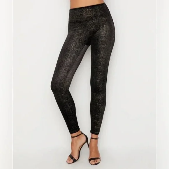 SPANX Metallic High Rise Leggings - Picture 1 of 6